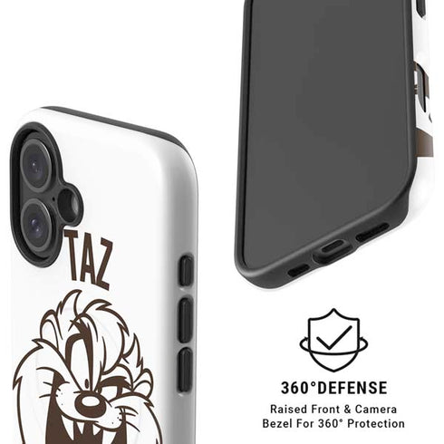 Looney Tunes Taz Big Head iPhone 16 Plus Magsafe Impact Case
